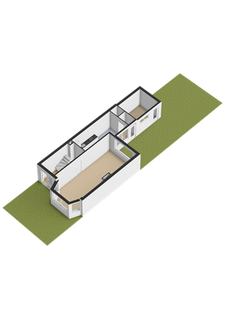 Floorplan - Stadsgracht 23, 3752 XD Bunschoten-Spakenburg